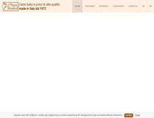 Tablet Screenshot of paolorombolicalze.it